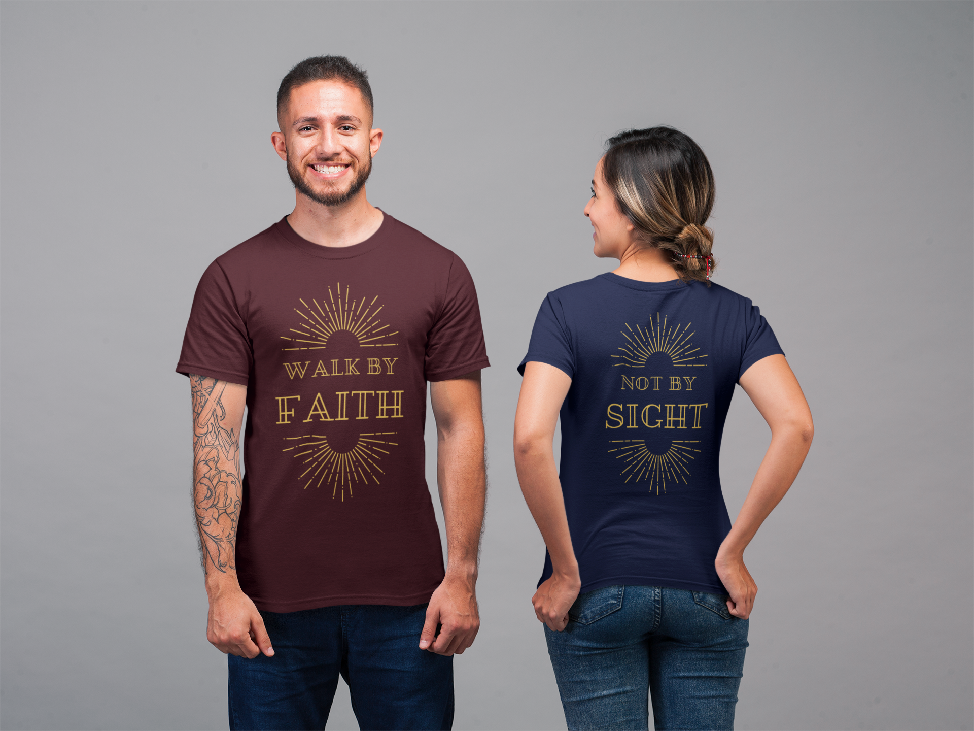 Walking By Faith Classic Tee – A Meaningful Mood