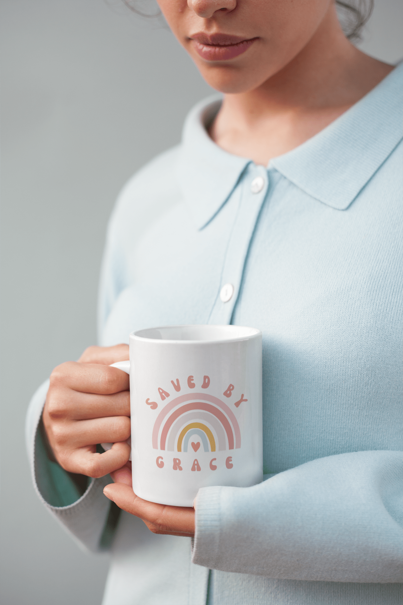 Blank Heart Mug Mockup Cozy Blank Cup Mock White Coffee Mug -  UK in  2023