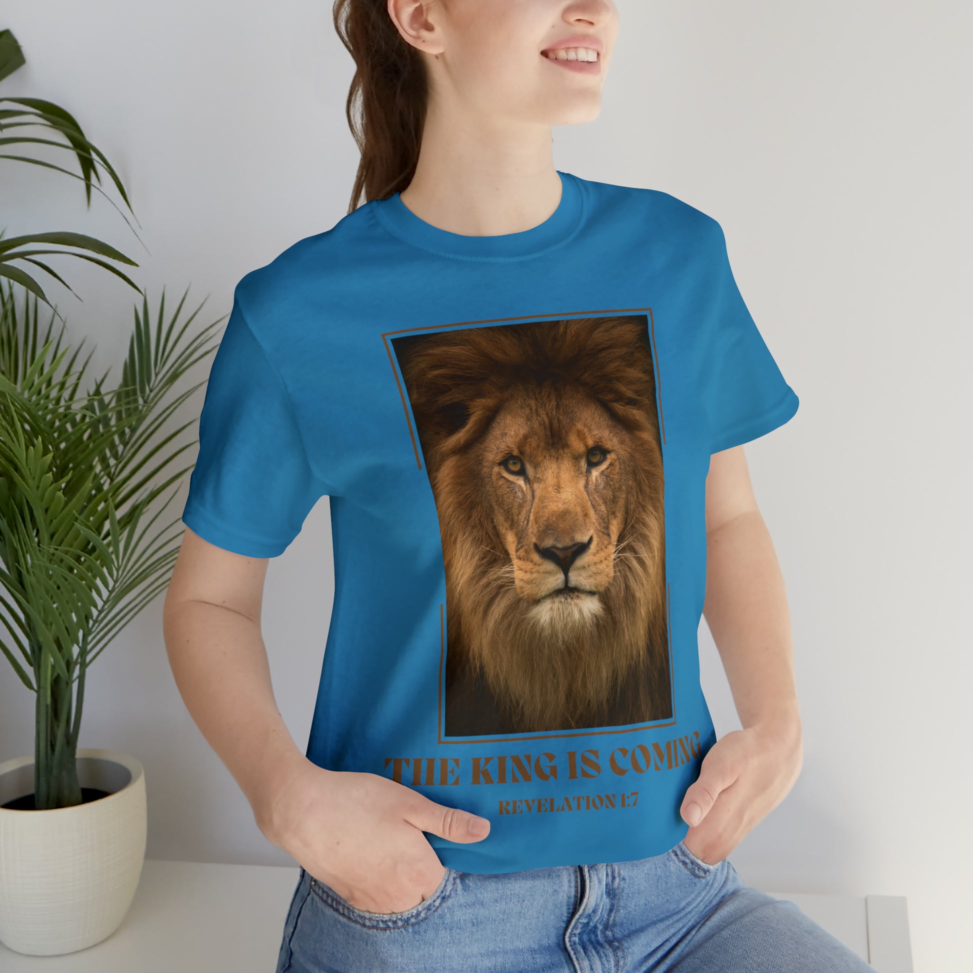 christian shirt with lion