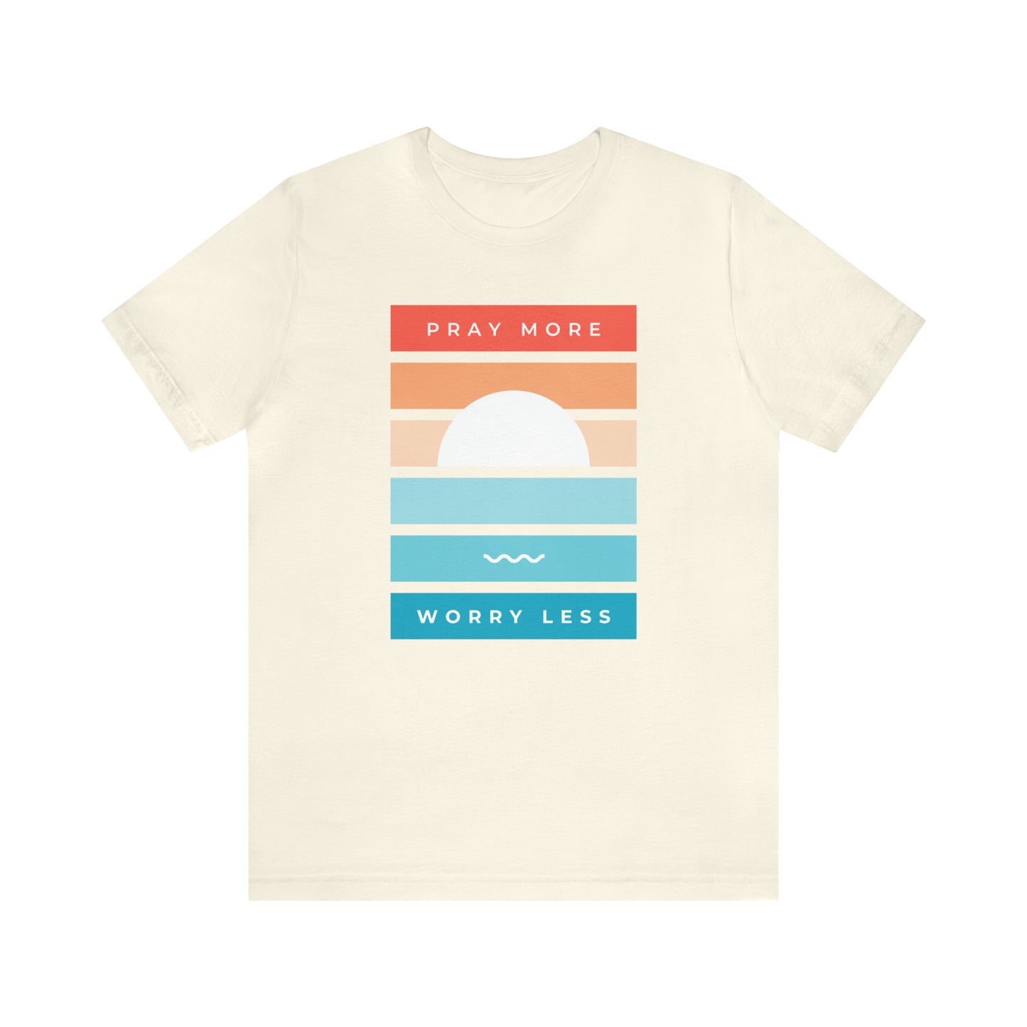 Sunset Graphic Christian Tee natural