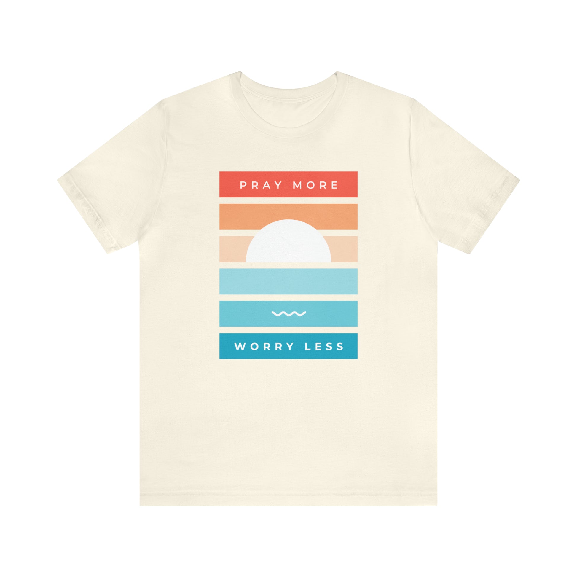 Sunset Graphic Christian Tee natural