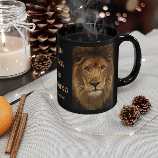 The King Is Coming Lion Revelation Mug