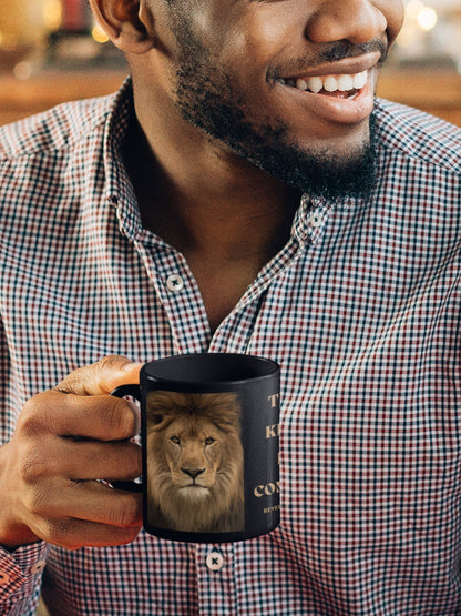 The King Is Coming Lion Revelation Mug