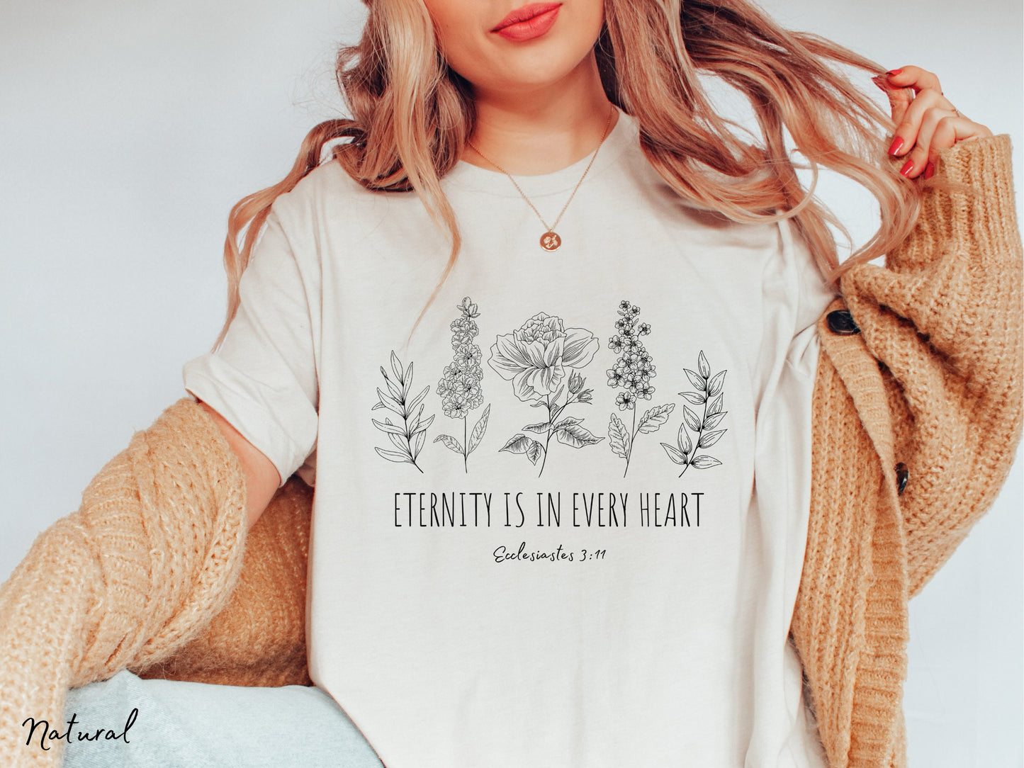 Eternity Is In Every Heart Floral Shirt