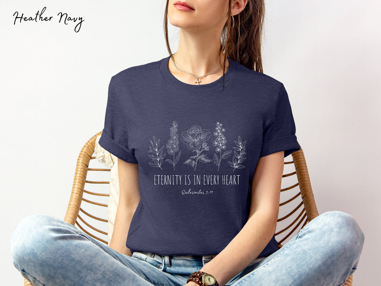 Eternity Is In Every Heart Floral Shirt