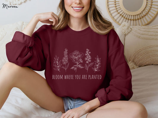 Bloom Where You Are Planted Sweater