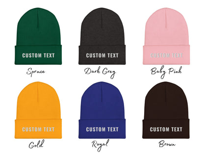 Personalized Embroidery Beanie