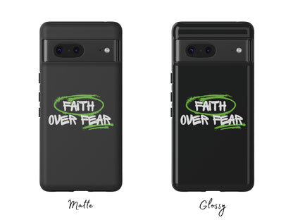 Faith Over Fear Grunge Phone Case