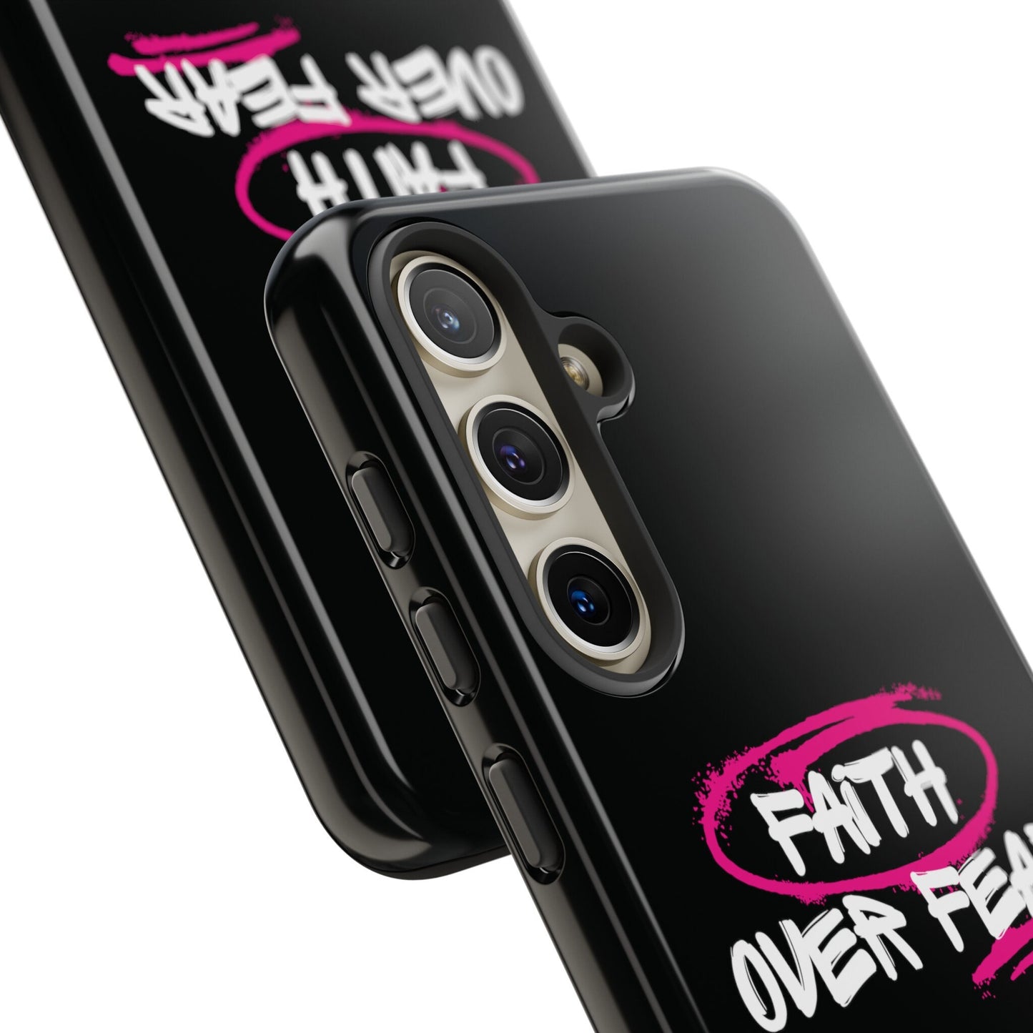 Faith Over Fear Grunge Phone Case