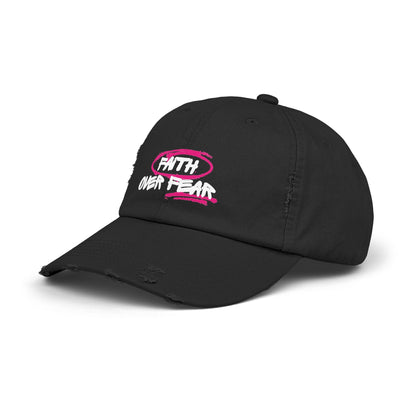 Faith Over Fear Grunge Hat