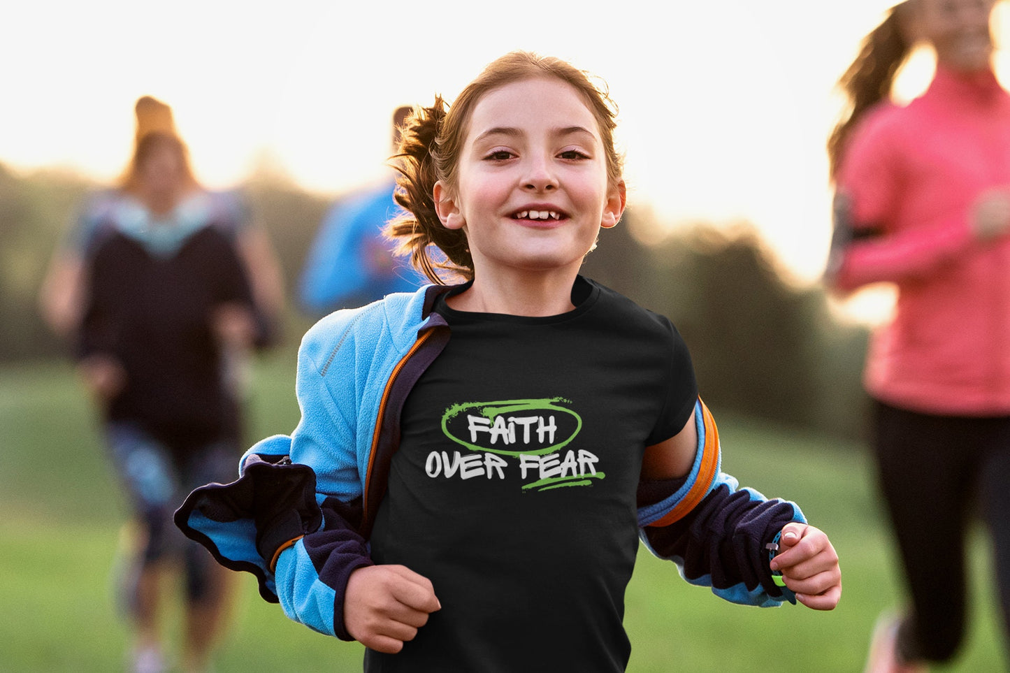 Faith Over Fear Kids Shirt