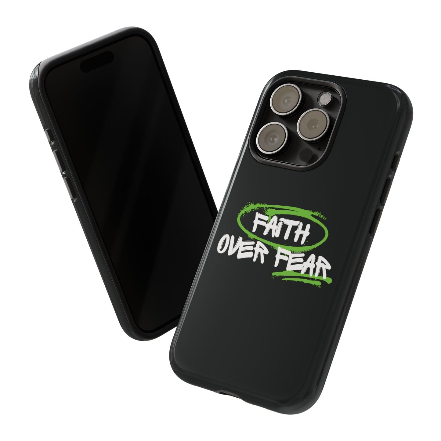 Faith Over Fear Grunge Phone Case