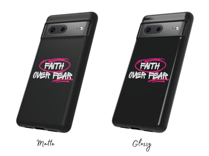 Faith Over Fear Grunge Phone Case