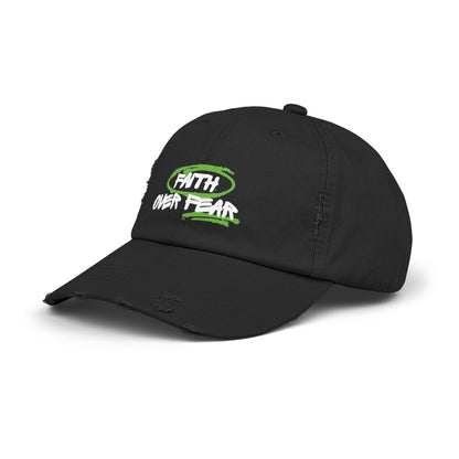 Faith Over Fear Grunge Hat