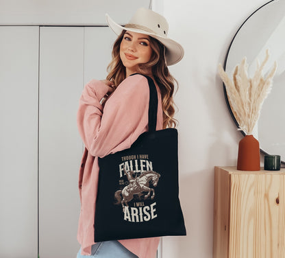 I Will Arise Western Tote Bag