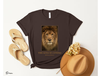 The King Is Coming Lion Revelation Shirt