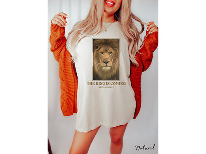 The King Is Coming Lion Revelation Shirt