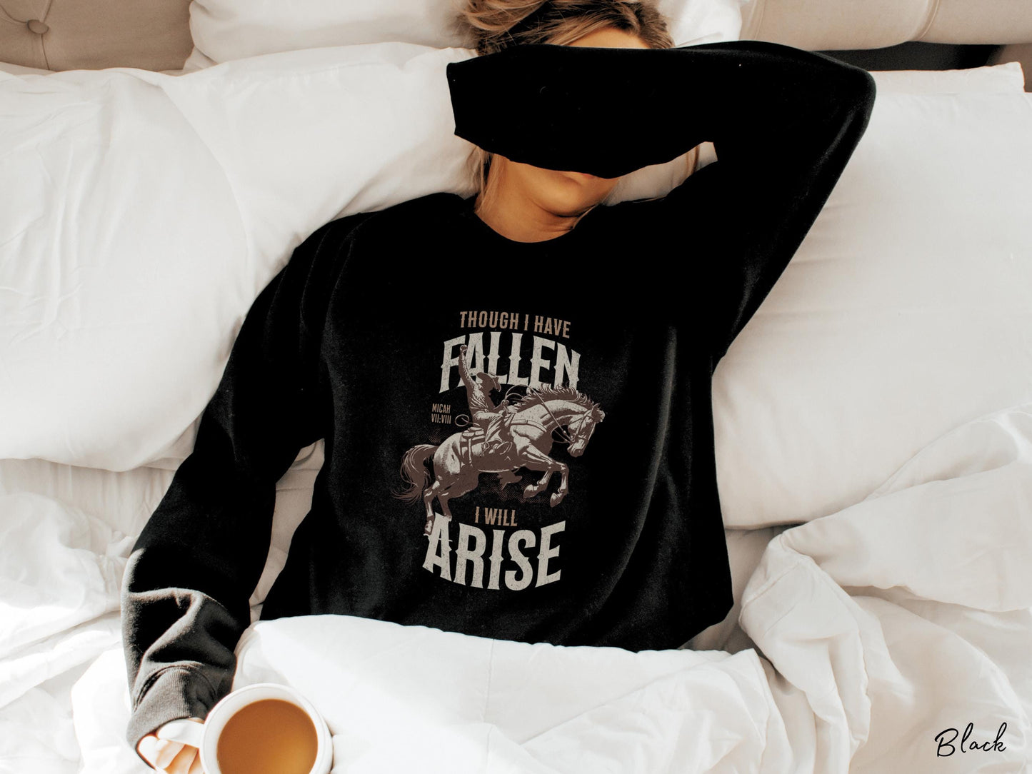 I Will Arise Western Crewneck