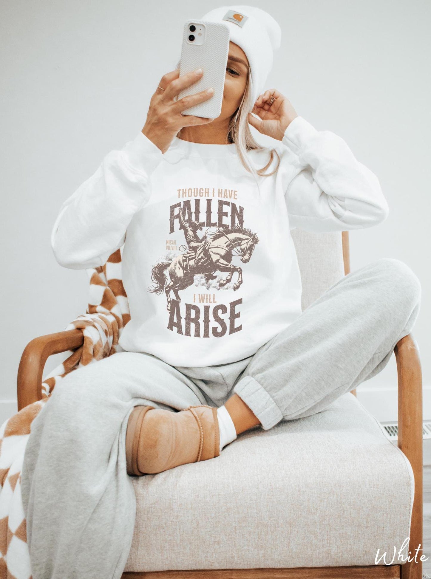 I Will Arise Western Crewneck