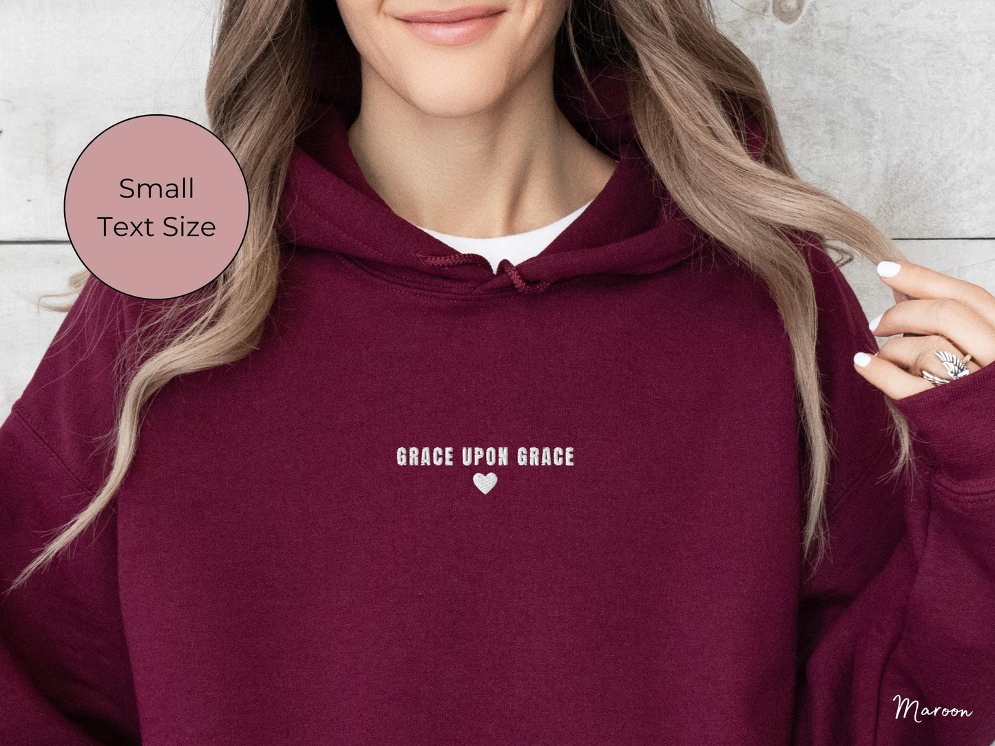 Custom Embroidered Sweatshirt - Personalized Bible Verse Hoodie Or Crewneck