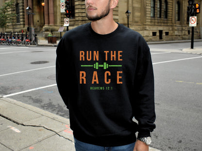 Run The Race Gym Crewneck