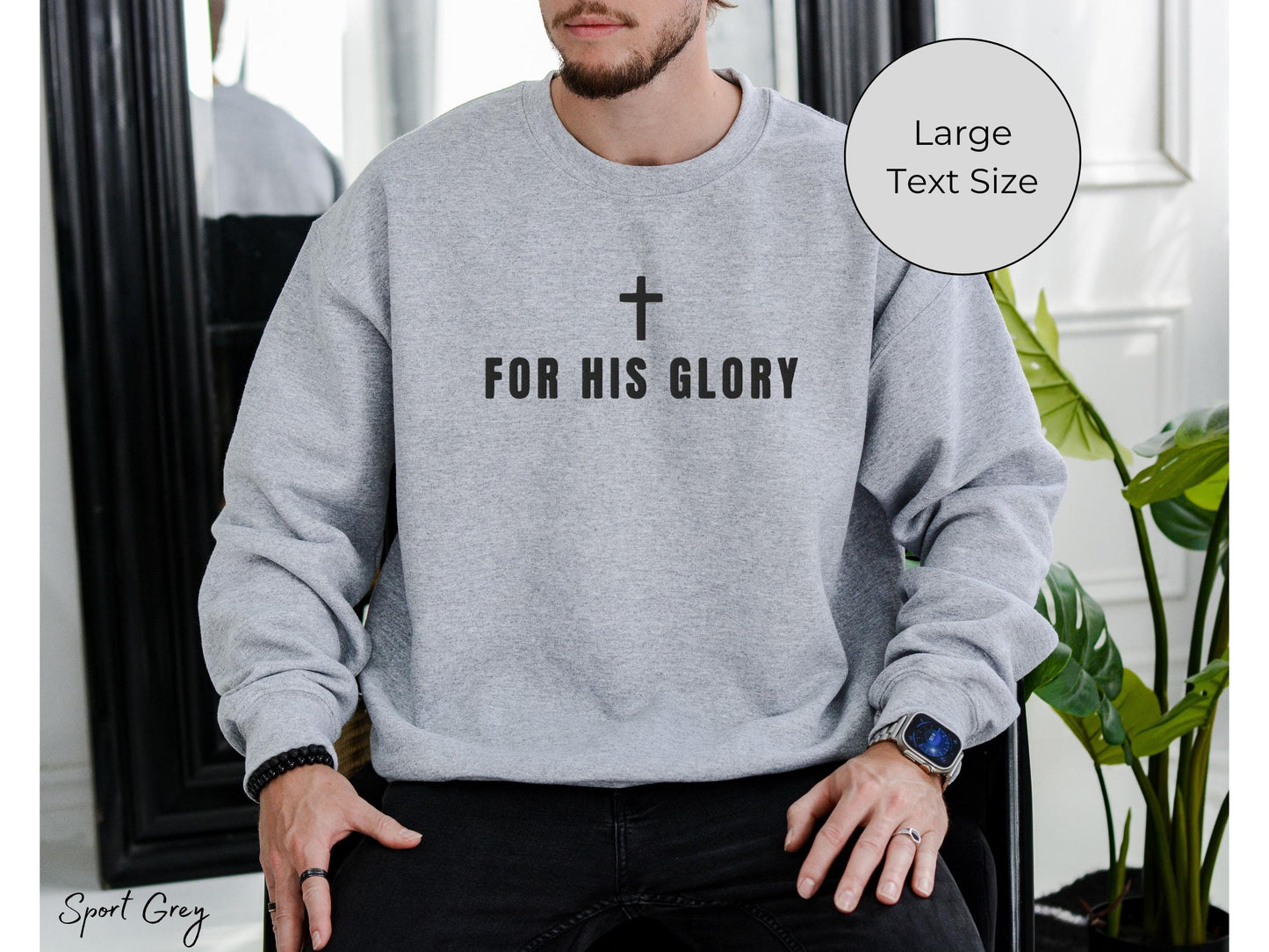 Custom Embroidered Sweatshirt - Personalized Bible Verse Crewneck Or Hoodie