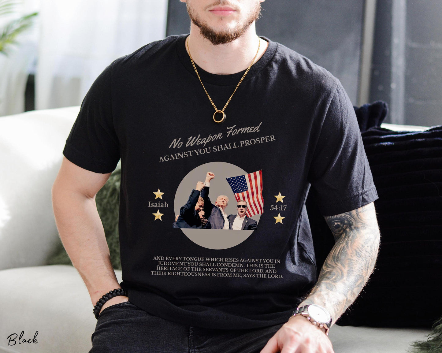 No Weapon Formed Trump Shirt