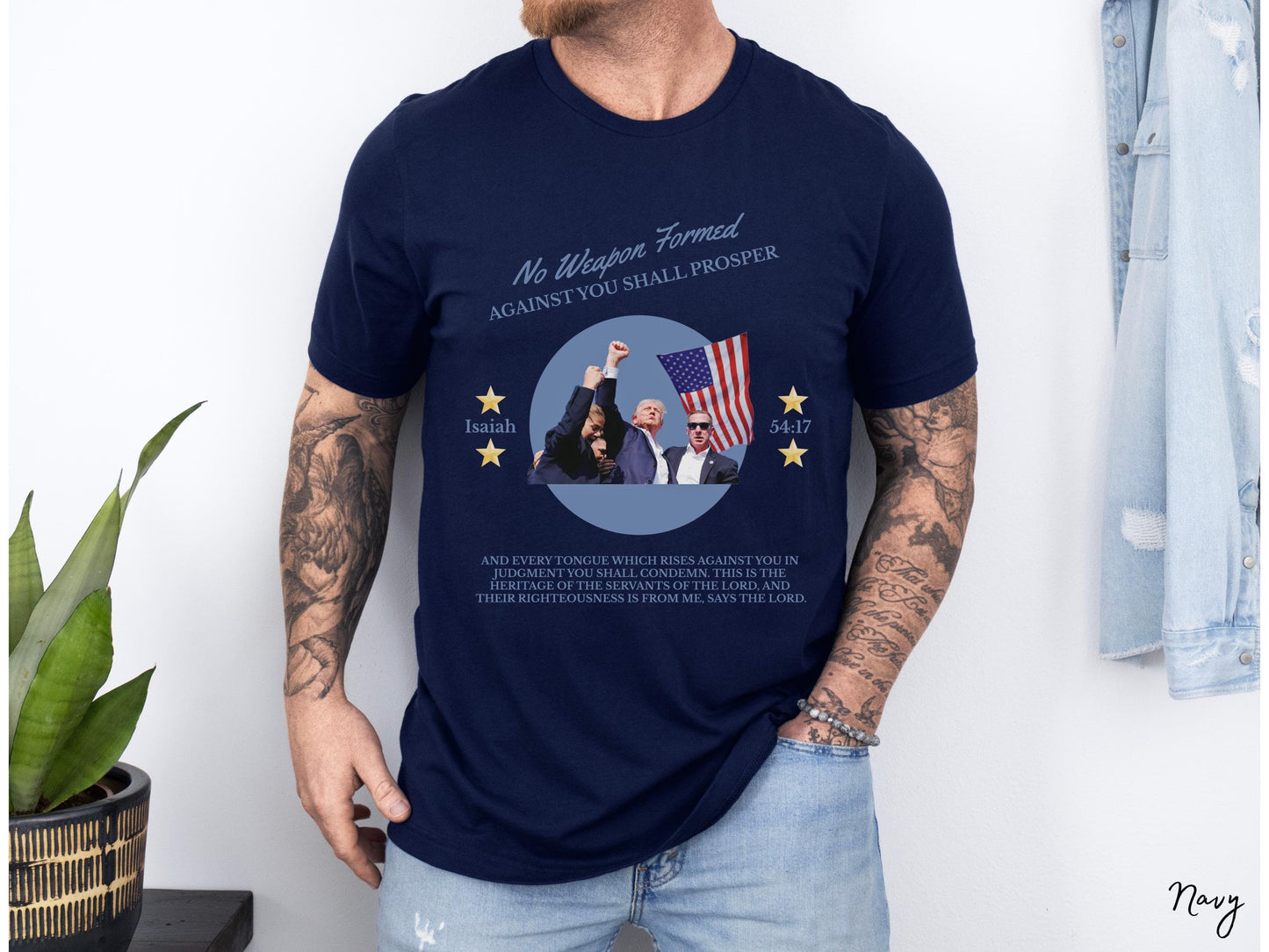 No Weapon Formed Trump Shirt