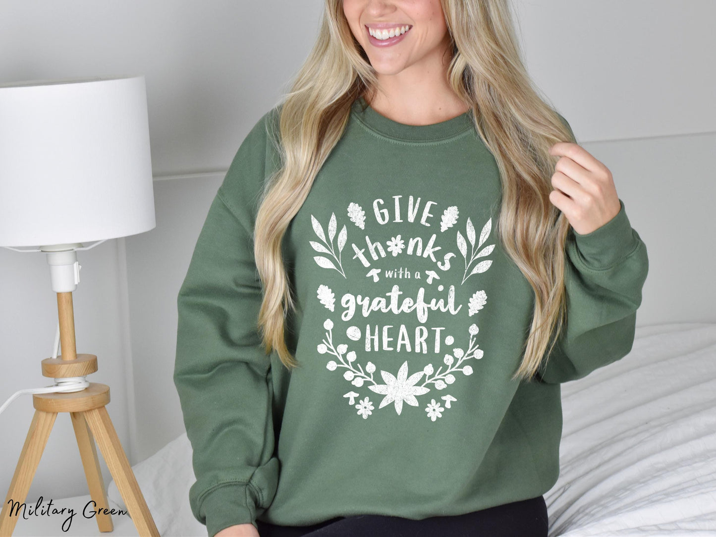 Give Thanks With A Grateful Heart Nature Sweatshirt